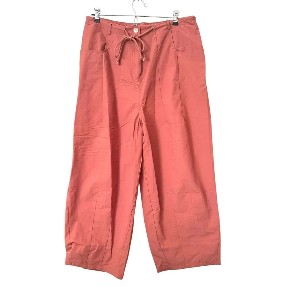LIONESS Riptide Wide Leg Pant Mocha Mousse Medium NEW‎ NWT